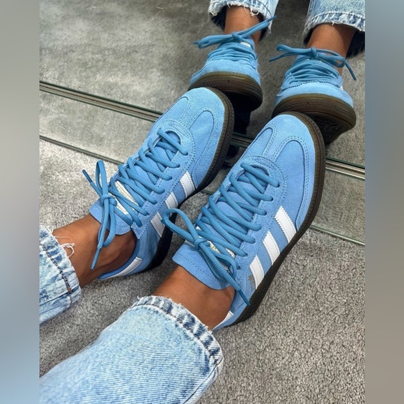 Adidas Spezial Shoes Light Blue Suede - Picture 14 of 16